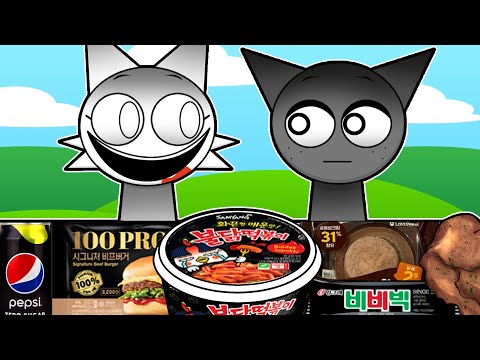 Incredibox Sprunki - Wenda VS Gray BLACK Food GAME MUKBANG | ROBLOX Animation | ASMR