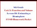 Geometry and Volume Calculations