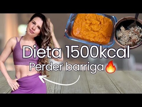 Tô perdendo  Barriga com Dieta de 1500 Kcal🔥 |Tudo que Como em 1 Dia + Receitas Saudáveis!