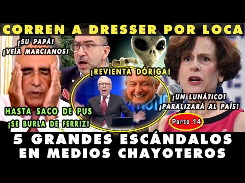 ¡NI EL SACO DE PUS LO AGUANTA! TOP 5 ESCÁNDALOS CHAYOTEROS EN TV (14) ¡DÓRIGA ENLOQUECE!