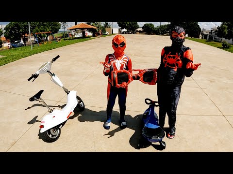 DISPUTA CORRIDA HOMEM ARANHA PRETO VS VERMELHO!