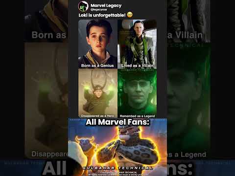 Loki’s Journey: Villain to Legend 😮