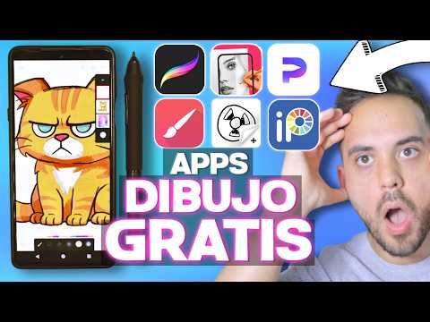 ¡Las MEJORES apps GRATIS para DIBUJAR en 2025! | (no puedo creer que sean gratis...)