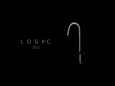 Torneira Lavatrio de Mesa Bica Alta Logic Grafite Matte Roca