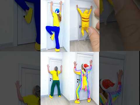 I crushed into the door ๐ช๐ซค Which version is better? ๐ #shortsviral