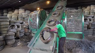 How This Genius Nigerian Factory Recycles Millions of Tires