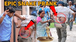Snake Prank with Twist Epic Reaction 😂😱 || PrankBuzz