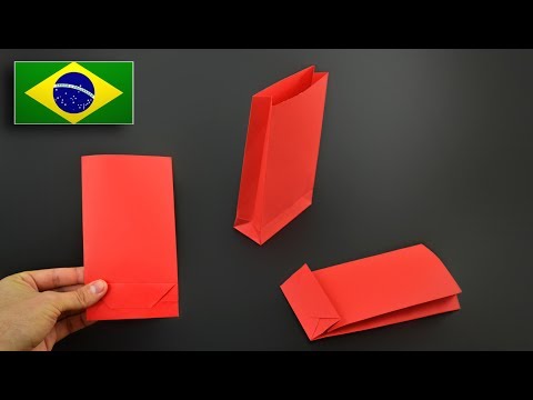 Como fazer uma Sacolinha para Presentes - Modelo 2