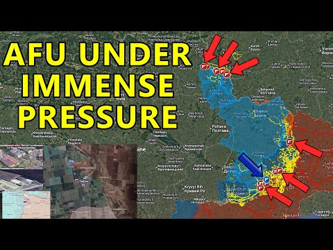 Powerful Russian Offensives in Southern Donetsk & Sumy Capture 32 Sqkm