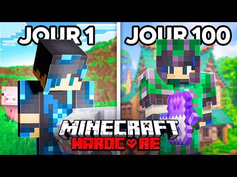 J'ai survécu 100 Jours sur Minecraft Hardcore en 1.21..