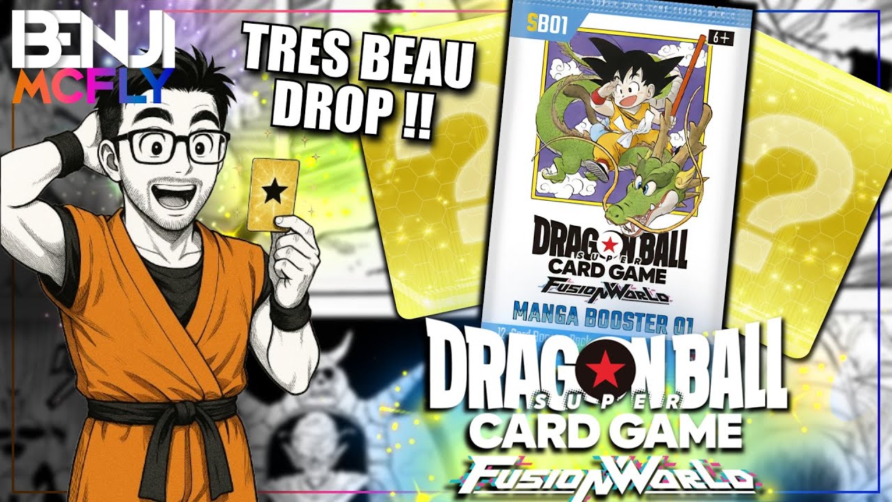 🥳C'EST LA RUÉE VERS L'OR !!💰 J'ouvre un 2nd Display MANGA BOOSTER Dragon Ball FUSION WORLD ! SB01