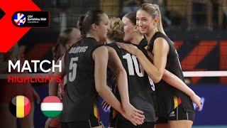 Match Highlights I BEL vs HUN I CEV EuroVolley 2026 Women Qualifiers