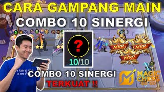 CARA GAMPANG MAIN COMBO 10 SINERGI !! COMBO 10 SINERGI TERKUAT COMBO MAGIC CHESS GO GO TERKUAT 2025