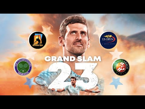 Novak Djokovic ALL 23 GRAND SLAM CHAMPIONSHIP POINTS