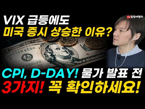 평균 15%면 끝?! 협상 카드에 숨어있는 진실! VIX 급등에도 미국 증시 상승한 이유는? CPI D-데이! 물가 발표 전 꼭 봐야 할 3가지 포인트!