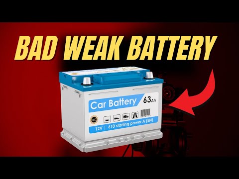 SYMPTOMS OF BAD WEAK CAR BATTERY 🔋