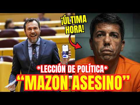 Oscar Puente DESTAPA TODAS las CORRUPTELAS del PP en la DANA de Valencia