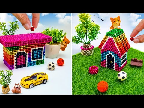 12+ DIY Miniature House Compilation ❤️ DIY Make Miniature Houses frorm Tiny Magnet Balls | My Magnet