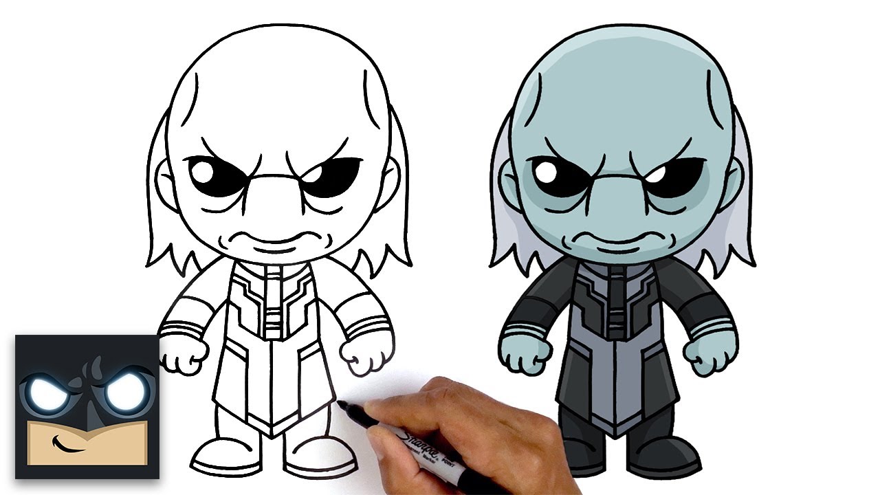 How To Draw Ebony Maw - The Black Order