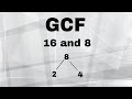 Greatest Common Factor Using Factor Trees