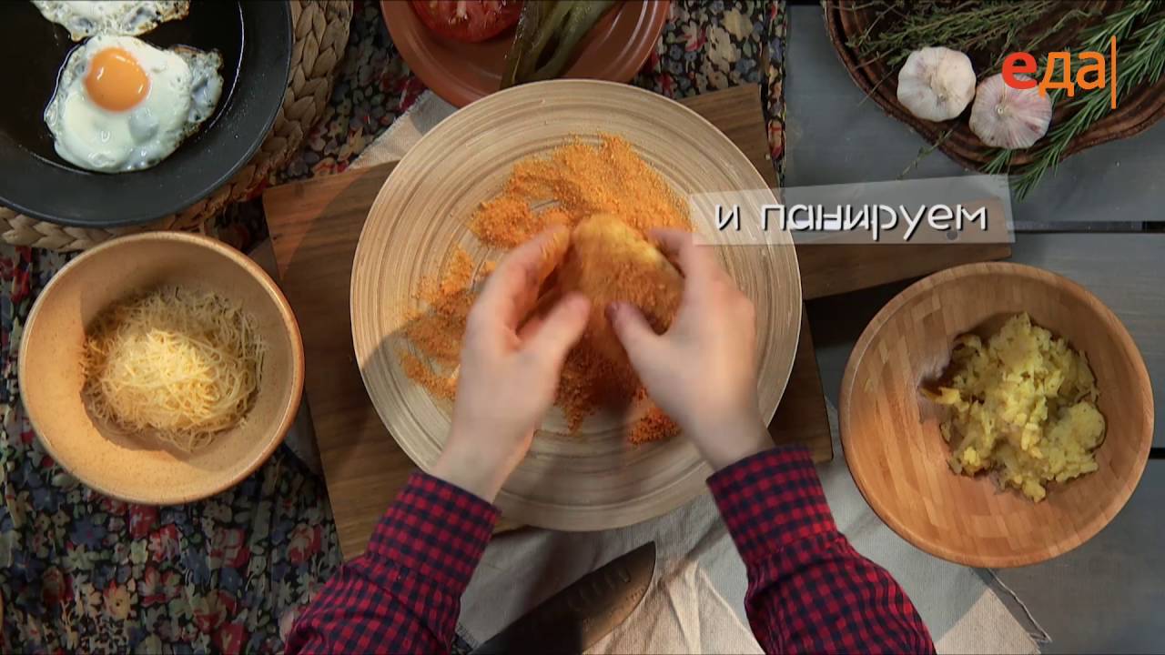 Картофельные котлеты гигант