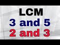 Finding the LCM and Prime Numbers