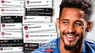 William Saliba answers the internet’s most asked questions... 👀 | William Saliba Fan Q&A
