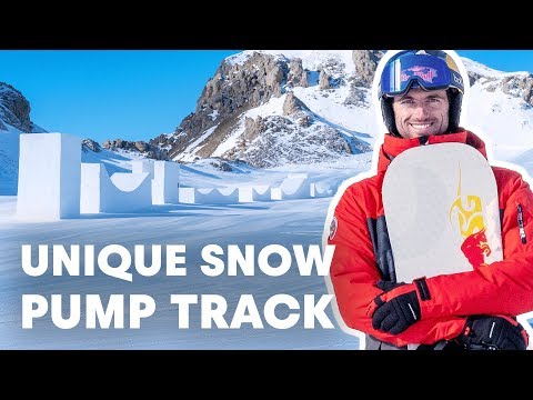 Snowboarding The Ultimate Pump Track | w/ Pierre Vaultier