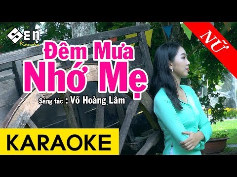 Karaoke Đêm Mưa Nhớ Mẹ Remix Tone Nữ Nhạc Sống – Beat Chuẩn