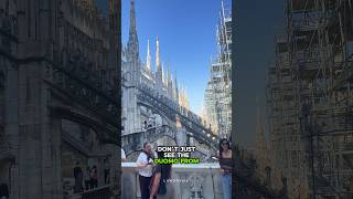 𝐌𝐢𝐥𝐚𝐧 𝐃𝐮𝐨𝐦o 𝐑𝐨𝐨𝐟𝐭𝐨𝐩 🇮🇹 #Italy #VisitMilan #shorts