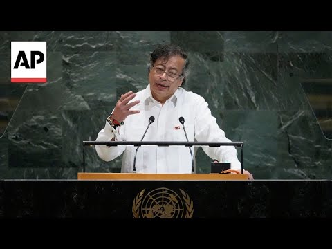 YouTube video thumbnail: Colombian President Criticizes US Military Strikes in the Caribbean
