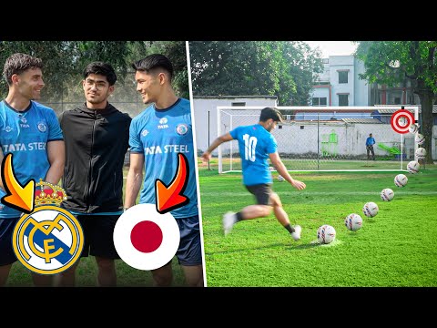 FOOTBALL CHALLENGES vs PRO FOOTBALLERS