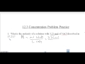 Molarity and Molality Practice Challenge