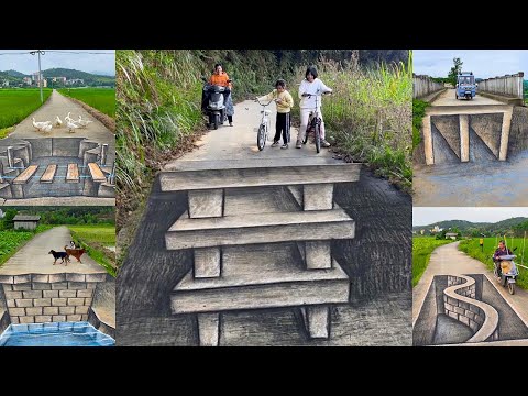Funny Art Of Country Side Road