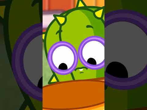 Cactus 🌵  Where Eyes?!!! What's Happening 😮  Help Me! 😱 || Funny Stories for VocaVoca Shorts