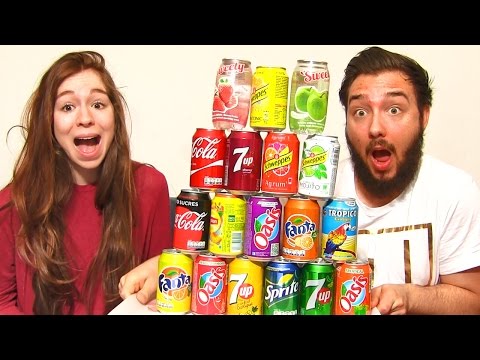 SODA CHALLENGE en COUPLE !! 20 boissons MÉLANGÉES PRANK !