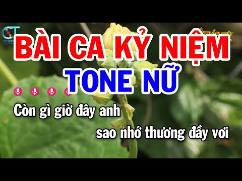 Karaoke Bài Ca Kỷ Niệm Tone Nữ ( Bm ) Nhạc Sống Mới | Karaoke Tuấn Kiệt