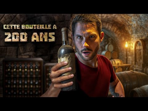 On goûte une bouteille de 200 ans !!! ( Une Bouteille de Napoléon ? )