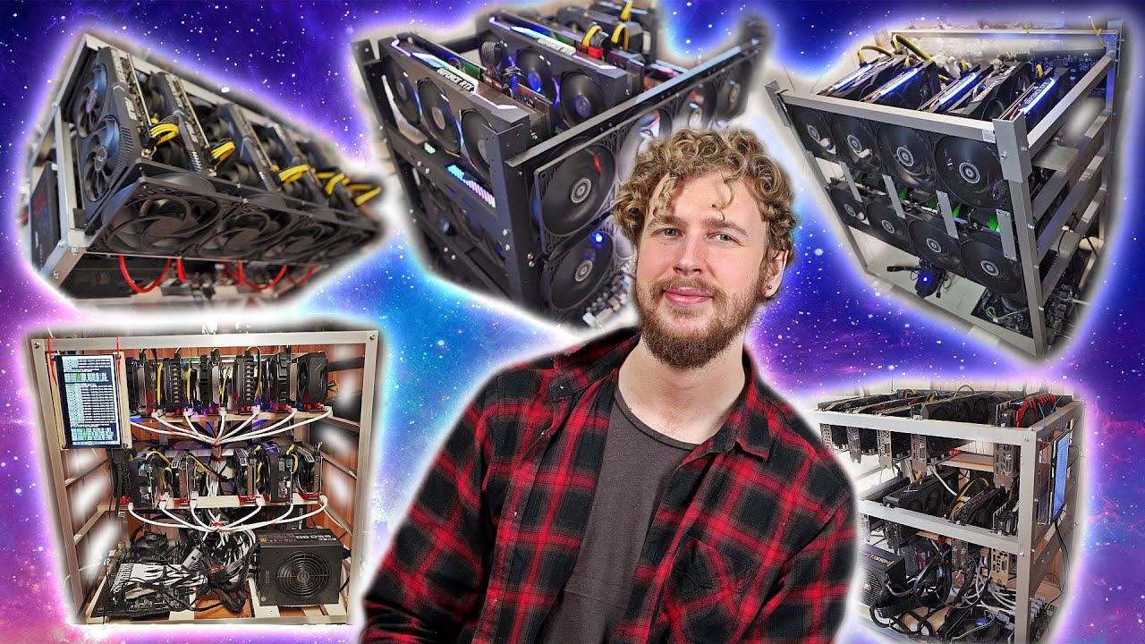 Tour of my (almost) 2000 Mhs GPU mining farm! (2 GH/s on Ethereum+Ravencoin) - Sebs FinTech