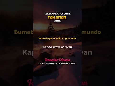 Tahanan – Adie (Karaoke) #adie #tahanan #goldenkeyskaraoke #karaoke