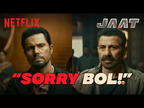 Sunny Deol DEMANDS An Apology From Randeep Hooda?! &#128563; | Jaat | Netflix India