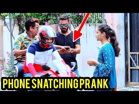 Phone Snatching Prank by Zuber khan | Bhasad News | Pranks in India