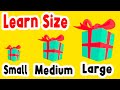 Identifying Small, Medium, and Large Sizes