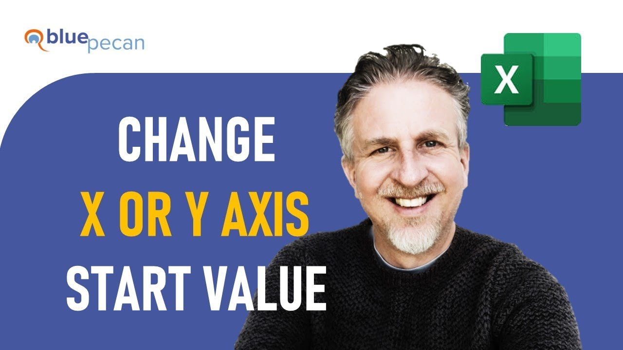 Change Chart Y or X Axis Start Value in Excel | Change Minimum Bounds | Customise Axis Scale