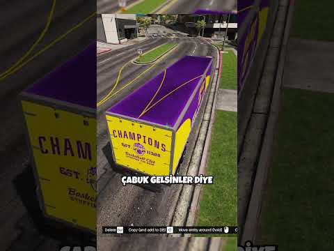 🚛TIRIN DORSESİNE SAKLANIRSAK POLİSLER BİZİ BULABİLİR Mİ ? 🚓 | GTA5 #SHORTS #gtavshorts #gta5shorts