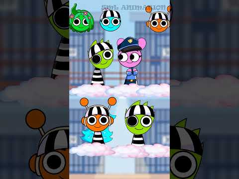 【SPRUNKI】スプランキー頭と体を入れ替えたらカオスすぎた #shorts #incredibox
