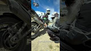 What happened when Sadhguru's motorcycle brakes failed?
