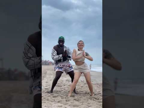 Yeshua Challenge on the beach | Dance by Yoofi & Jane #shorts