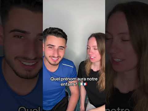 Quel prénom aura notre enfant ?🇫🇷🇩🇿 #algerie #couple #france #famille #dz #humour