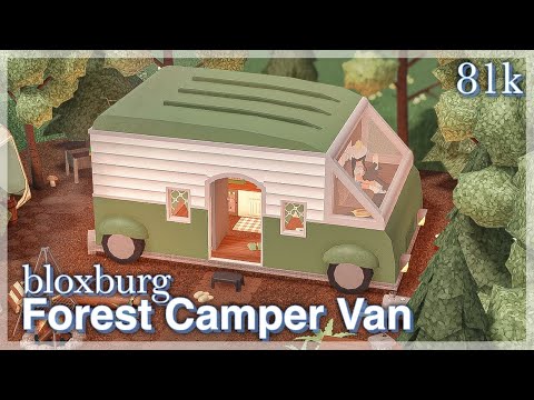 Bloxburg - Forest Camper Van Speedbuild (full build + tour)